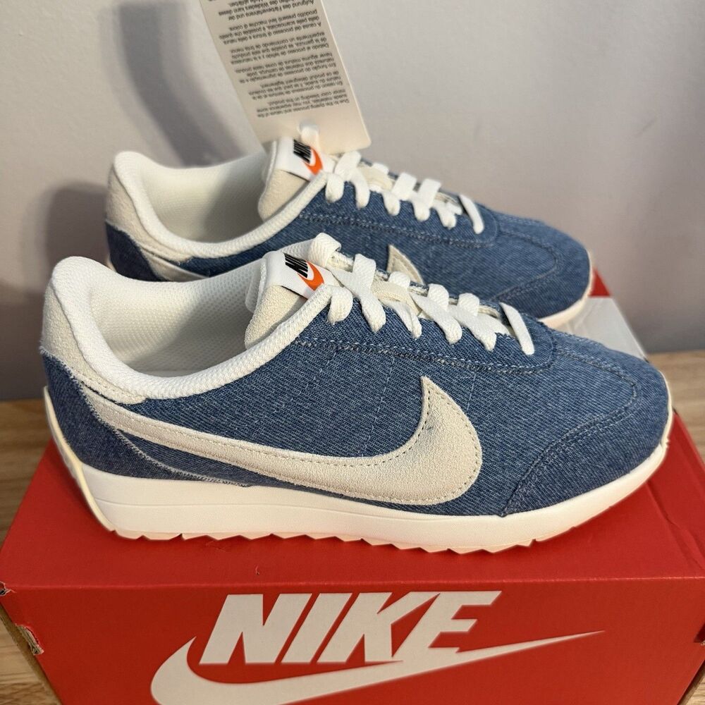 Nike Womens Pacific SE Denim Work Blue Sail IR5820-486 Size 6 / Men 4.5